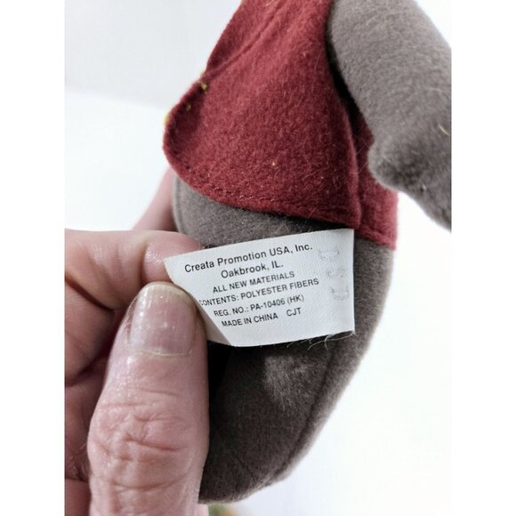 The Country Bear Jamboree McDonald's Plush x3 Vintage Rubber Faces - Picture 5 of 5